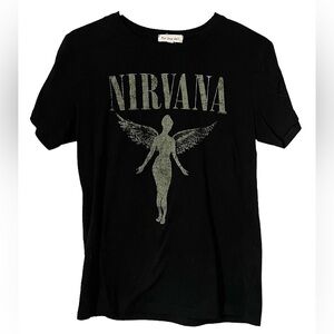 Women’s Black NIRVANA Tee
